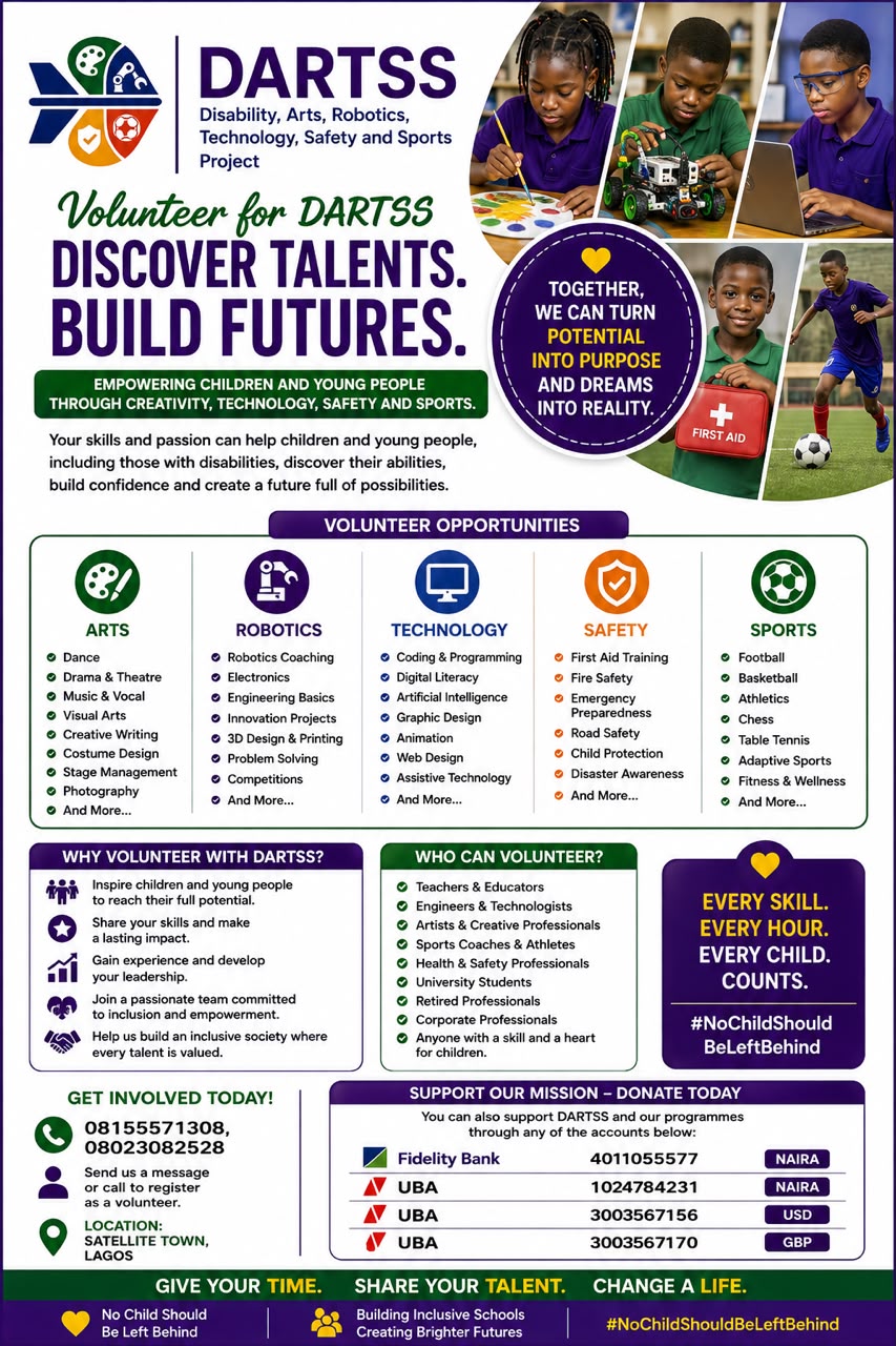 Volunteer for DARTSS